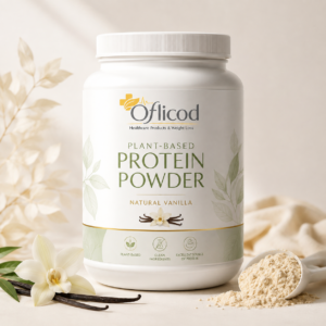Oflicod Plant-Based Protein Powder – Natural Vanilla